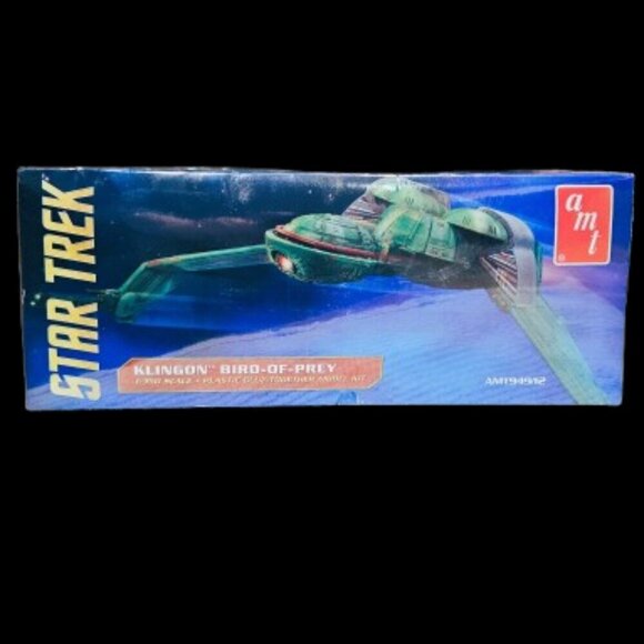 NIB! AMT Star Trek Klingon Bird of Prey 50th Anniversary Model Kit - Picture 3 of 3